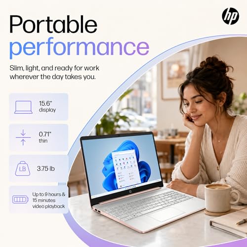 Image of HP Ultrabook Laptop, 16GB RAM, 256GB SSD, AMD Ryzen 3