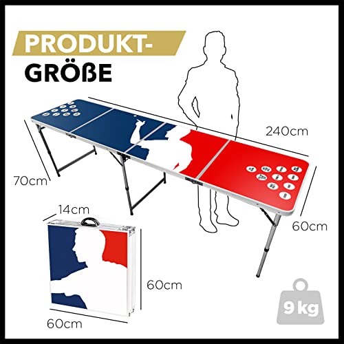 Beer Pong Tisch Original Cup Offizieller Premium Tisch für Wettkämpfe