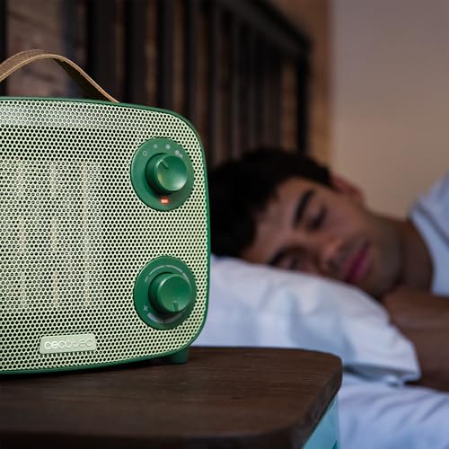 Cecotec Termoventilatore Ceramico Da Tavolo Readywarm 1550 Ceramic Aura. 1500W, 3 Modalità, Termostato Regolabile, Silenzioso, Tripla Sicurezza, Design Moderno, Copertura 15M², Efficienza Energetica - 5