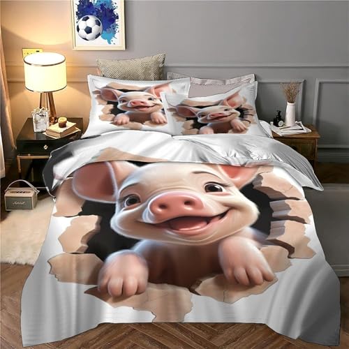 Parure de lit panda en microfibre super douce imprimé en 3D - 6