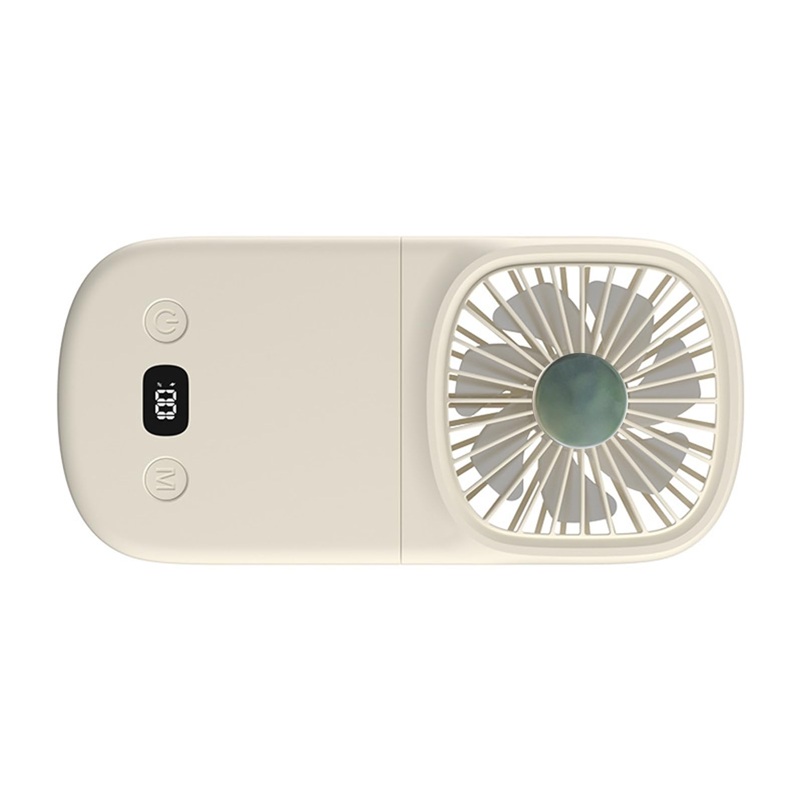 Tsynapter Foldable Desk Fan Small Fan Outside Travel 1200mAh Bedroom Air Cooling Handheld for Bedroom Small Cooling for Use