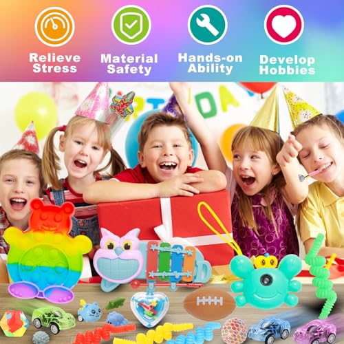 Zeayou TOYS FOR KIDS 1000 Pcs Kids Party Favors Stocking Stuffers Gifts,Fidgets Toys Pack,Bulk Toys For Carnival Treasure Classroom Prizes Box,Adults Stress Relief Sensory Toys,Pinata Filler, Autism Autistic Children Adhd thumb #3