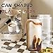 Nervure 12 Pack Can Shaped Plastic Cups - 16oz Classic Drinking Cups - Beer Can & Iced Coffee Tumbler - Smoothie, Boba Tea, Cocktail