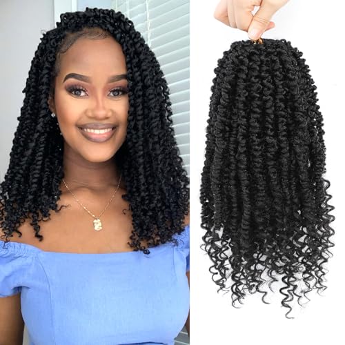 Alicoco Passion Twist Crochet Hair 14 Inch Passion...