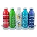 Reduce WaterWeek Reusable Water Bottle Set with Fridge Tray Organizer, 16oz - 5 Pack Spectrum II (Assorted Colors)