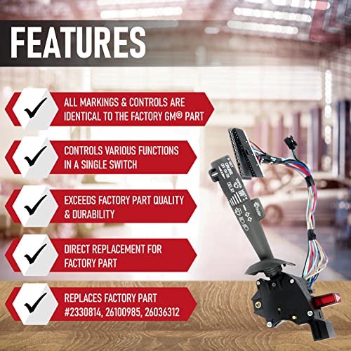 image for AA Ignition Multi-Function Combination Switch - Turn Signal, Wiper, Ha