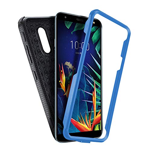 Covrware Aegis Series Case For Lg K40 / Xpression Plus 2 / Harmony 3 / Solo Lte / K12 Plus / X4 2019 Built-In Screen Protector Heavy Duty Full-Body Rugged Holster Armor Case Belt Clip Kickstand, Blue #TOP1