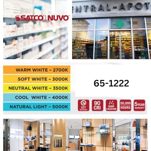 Tira de LED conectable Satco 10W 1 pie 2 unidades miniatura 3