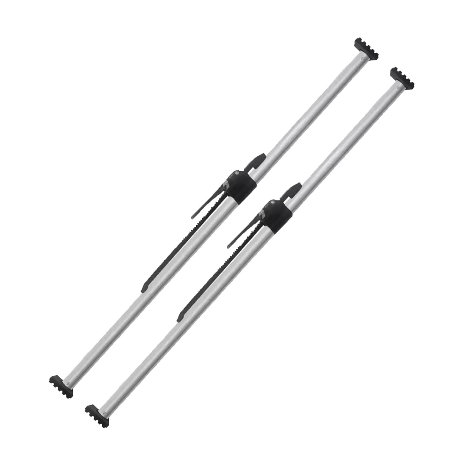 QIYFOZ Ratcheting Cargo Bar，，Adjustable Pickup Truck Bed Cargo Bar, 51.2-74.8" Ratcheting Stabilizer, 440LB Capacity for Trailers & Box Trucks, 2-Piece, Heavy-Duty Truck Accesso