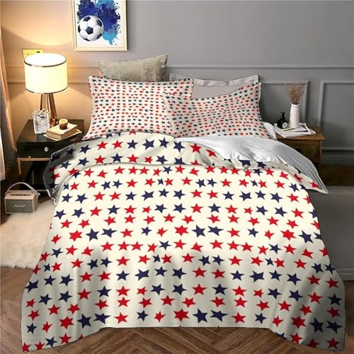 Housse de couette 3D effet microfibre résistante avec fermeture éclair pratique - 6
