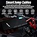 Imazing Portable Car Jump Starter - 1500A Peak (Up to 8.0L Gas or 6.0L Diesel Engine) 12V Auto Battery Booster Portable Power Pack with Smart Jumper Cables