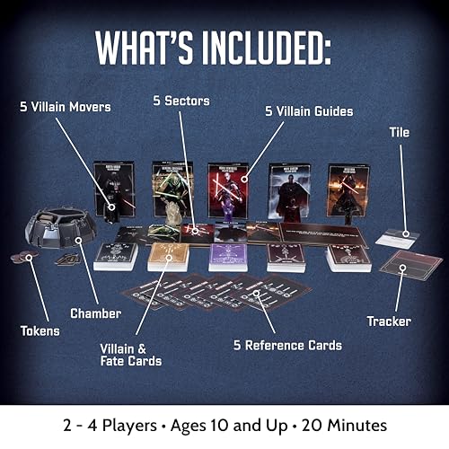 Star Wars Villainous: Power of The Dark Side juego de mesa miniatura 3