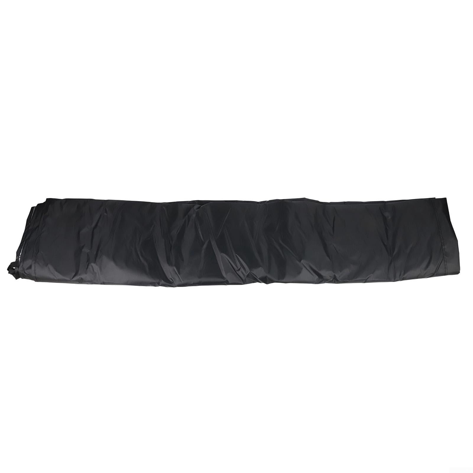 Protector superior negro para caravana, 6,5 m, resistente a los rayos UV