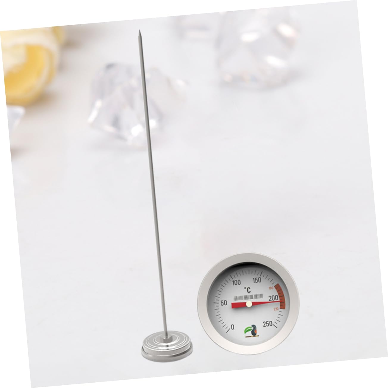 Unomor Thermometer Designed for Cooking Frying Candy Making Jam Syrup Thermometer Food Temperature Gauge Sugar- 30cm Probe Easy Clip Attachment