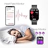 Smart Watch for Android Phones and iOS, Fitness Tracker with All-Day Heart Rate Monitor, Sleep Tracker, Message Call…