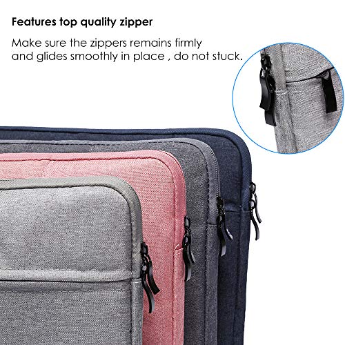 Festnight N001 bolsa para laptop bolsa com zíper macio 11 ”/ 12” / 13 ”/ 15” / 15.6 ”saco caso capa