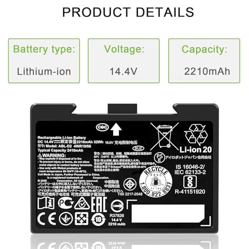 Amazon.com: Replacement Battery for iRobot Roomba i7 i7+