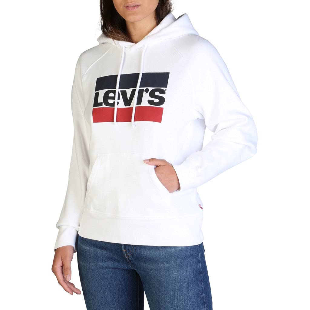 Levi's Women's Graphic Sport Hoodie Marshmallow (Neutral) L