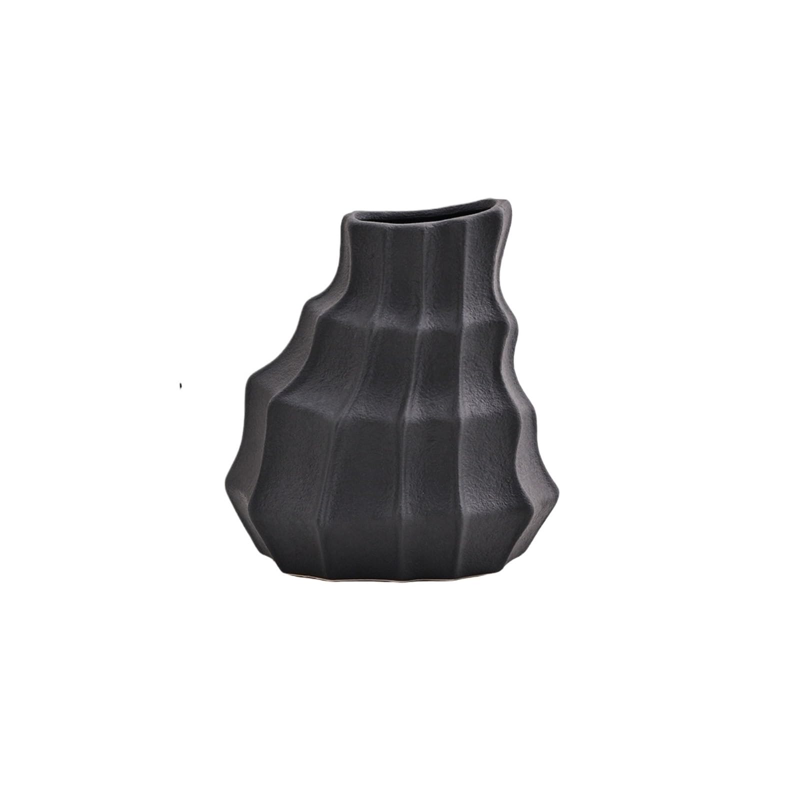 Flower Holder Irregular Shape Ceramic Flower Vase For Dining Room Table For Centerpiece