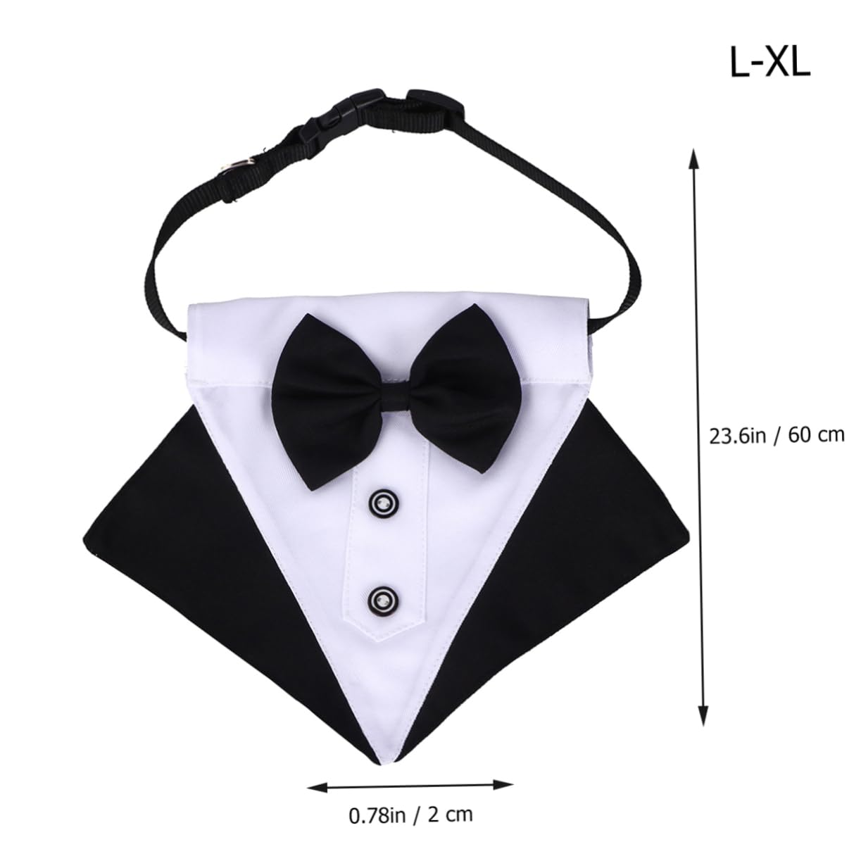 BESPORTBLE 3ensembles Écharpe Triangulaire Chic pour Chien Bandana pour Animaux De Compagnie Accessoire Pratique pour Sorties Et Couleur Noire