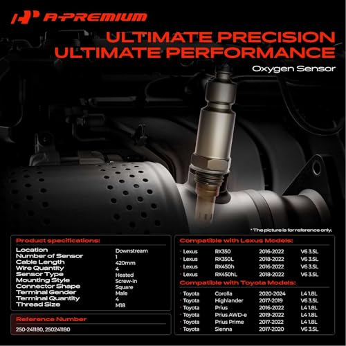 Sensor de Oxígeno Downstream para Toyota y Lexus miniatura 2