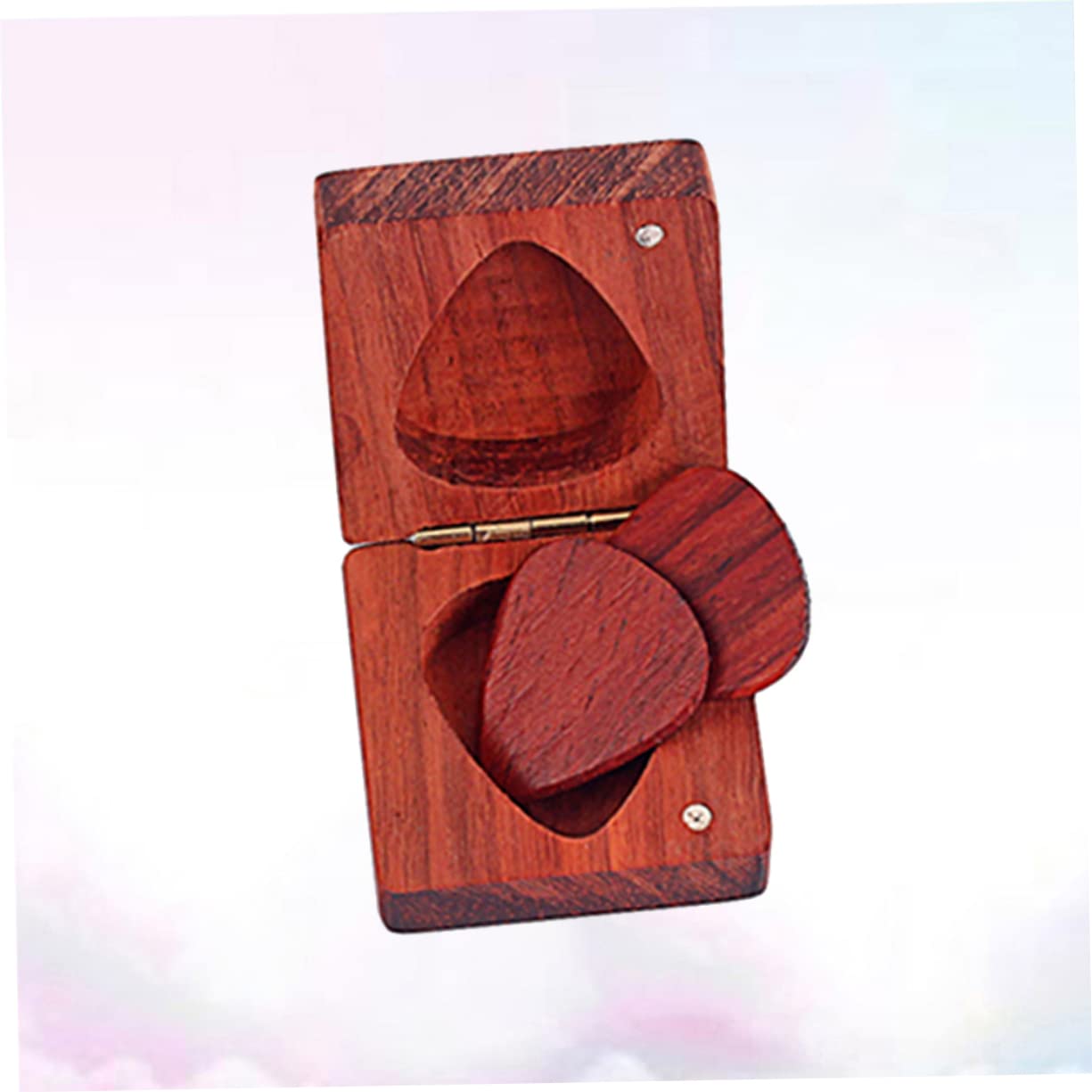 Abaodam 3stücke Guitar Pick Storage Box Mit Plectrums Stilvolle Aufbewahrung Für Gitarrenzubehör Schützt Vor Schmutz Und Kratzern Für Musiker Und Gitarrenliebhaber Dunkelrot