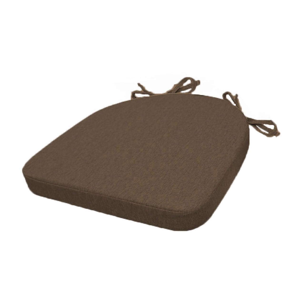 Cojines para Silla de Comedor Almohadillas para Asiento En Forma de U Gruesas Antideslizantes para Interior Hogar Cocina Patio Jardín Oficina Extraíbles Y Lavables (45 X 45 X 5 cm Marrón Oscuro)