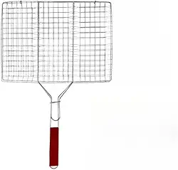 Grelha Churrasqueira Inox 70cm Dupla - Compatível com Churrasqueira, Alvenaria e Pré-moldada