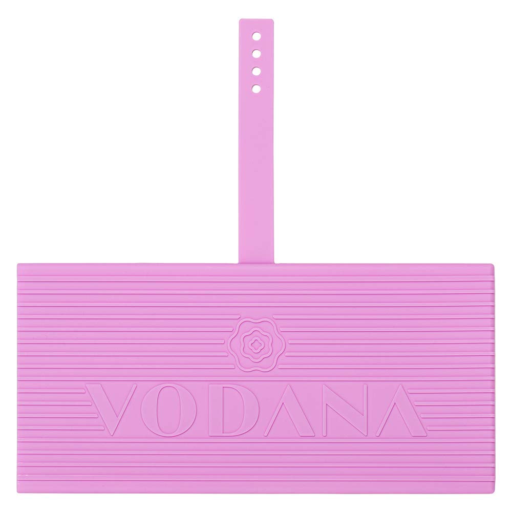 VODANA Silicone Pad Pouch 240, Heat Resistant Hair Styling Tools Storage, Travel Portable Bag for Flat Curling Straightening Iron, Straightener, Curler, and Wand (Violet)