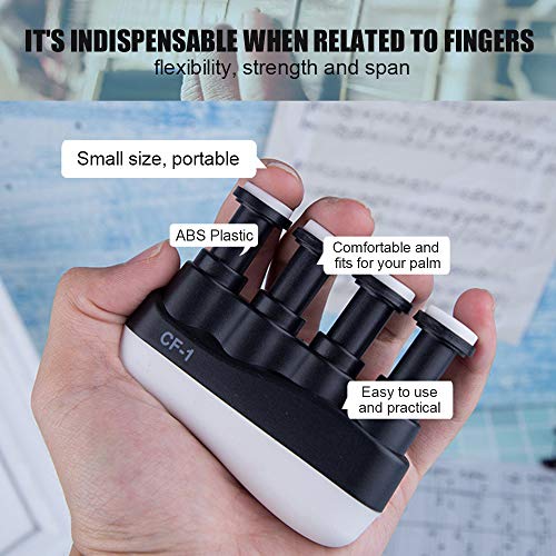 Ajcoflt Reforço dos dedos Antebraços das mãos Aperto do exercitador Melhorar a força Destreza Piano