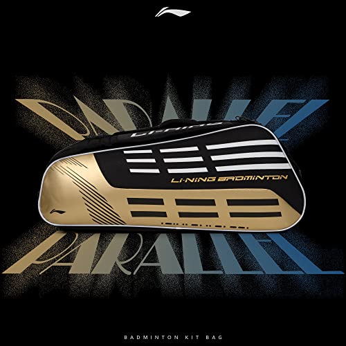 Image of Li-Ning Parallel Badminton Kit Bag (Black /Gold)