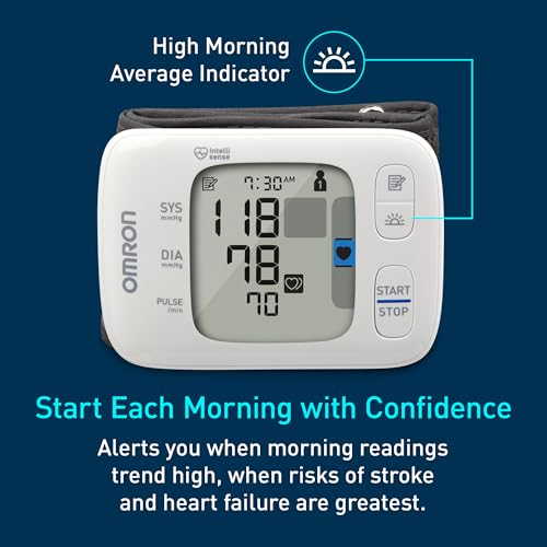 OMRON Gold Wireless Wrist Blood Pressure Monitor for Home Use - #1 Doctor & Pharmacist Recommended Brand - Clinically Validated - Connect App - Image 5