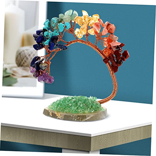 Árbol de la Vida de Cristal Decoración Duradera para Casa 4