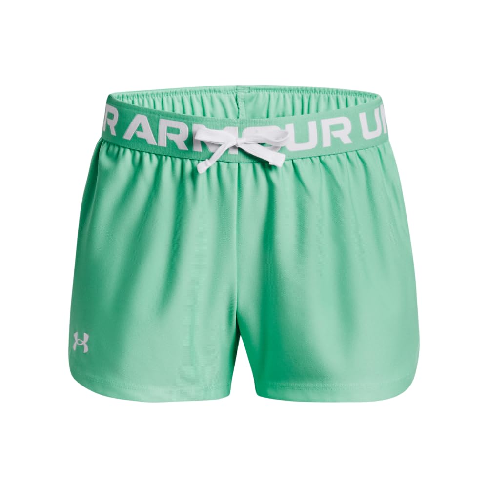 Under Armour - Play Up Solid Color, Pantaloncini Bimba