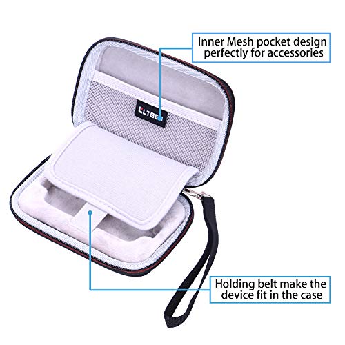 Ltgem Eva Hard Case For Emay/Contec Handheld Portable Ekg Monitor (Emg-10) - Travel Protective Carrying Storage Bag #TOP3