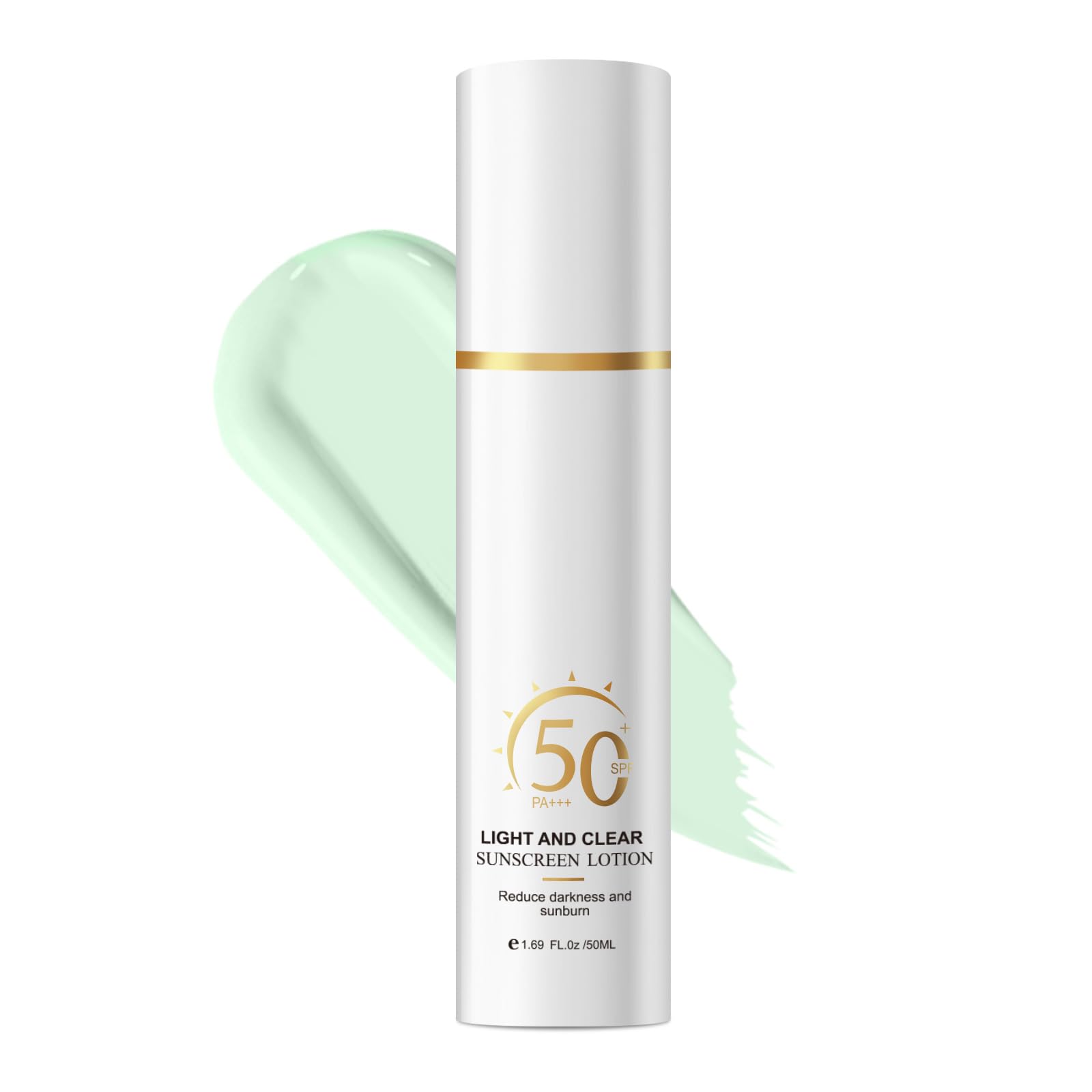 Face Sunscreen SPF 50 Invisible Broad Spectrum SPF Makeup-Gripping Primer Reef Safe Sunscreen With No White Cast Oil