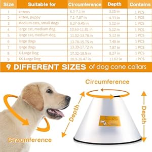 9-Pcs-Soft-Dog-Cone-Collar-Adjustable-Protective-Collars-for-Pet-Flexible-Plastic-Cone-for-Dog-After-Surgery-Dog-Recovery-Collar-E-Collar-for-Wound-Healing-Small-Medium-Large-Dog - Cucciolini Doodles 9-Pcs-Soft-Dog-Cone-Collar-Adjustable-Protective-Collars-for-Pet-Flexible-Plastic-Cone-for-Dog-After-Surgery-Dog-Recovery-Collar-E-Collar-for-Wound-Healing-Small-Medium-Large-Dog