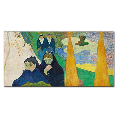 Décoration murale verre acrylique Gauguin pour une ambiance salon chaleureuse