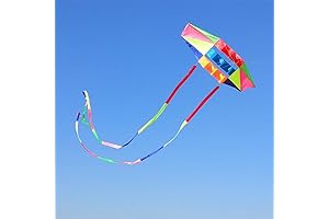 3D Rainbow Box Kite for Adults - A Majestic Symphony of Color and Flight