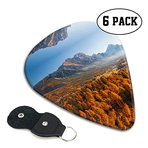 Lot de 6 médiators d’automne pour guitare acoustique, guitare électrique, basse, ukulélé – fins, moyens et épais. - Les Beatles, Paul McCartney, John Lennon, RIngo Starr, George Harrison Lot de 6 médiators d'automne pour guitare acoustique, guitare électrique, basse, ukulélé - fins, moyens et épais. – Image 3