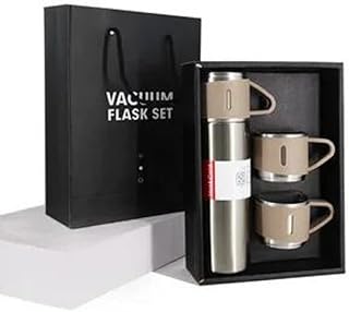 Kit garrafa termica inox isolada a vacuo parede dupla com tampa