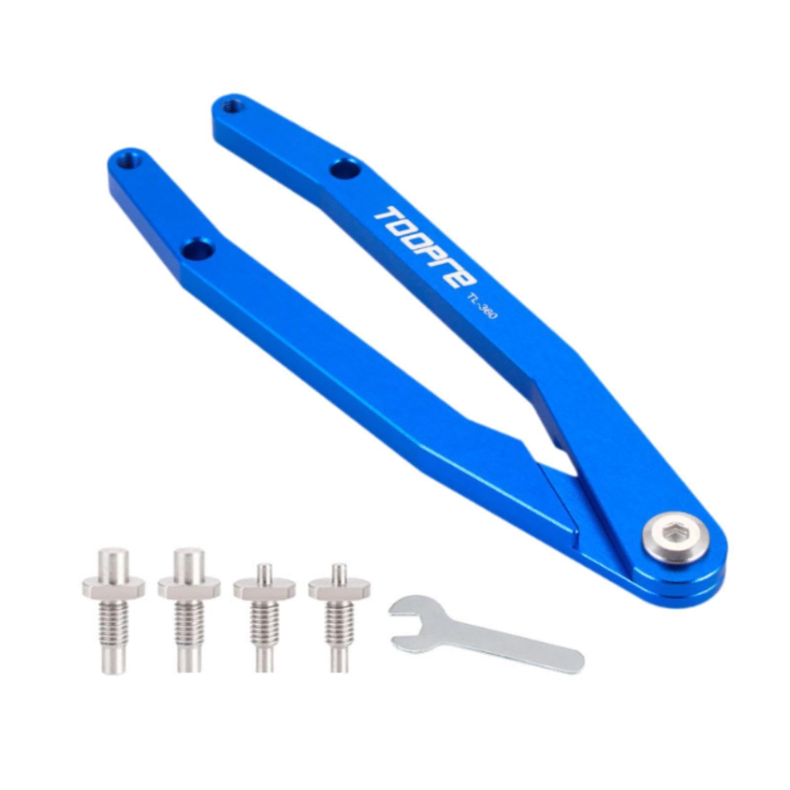 Mophrati Aluminum Alloy Pin Hook Wrench Reliable Lightweight Maintenance Tools Sturdy Installation Wrench Spanner Versatile Repair Equipment Aluminum Alloy