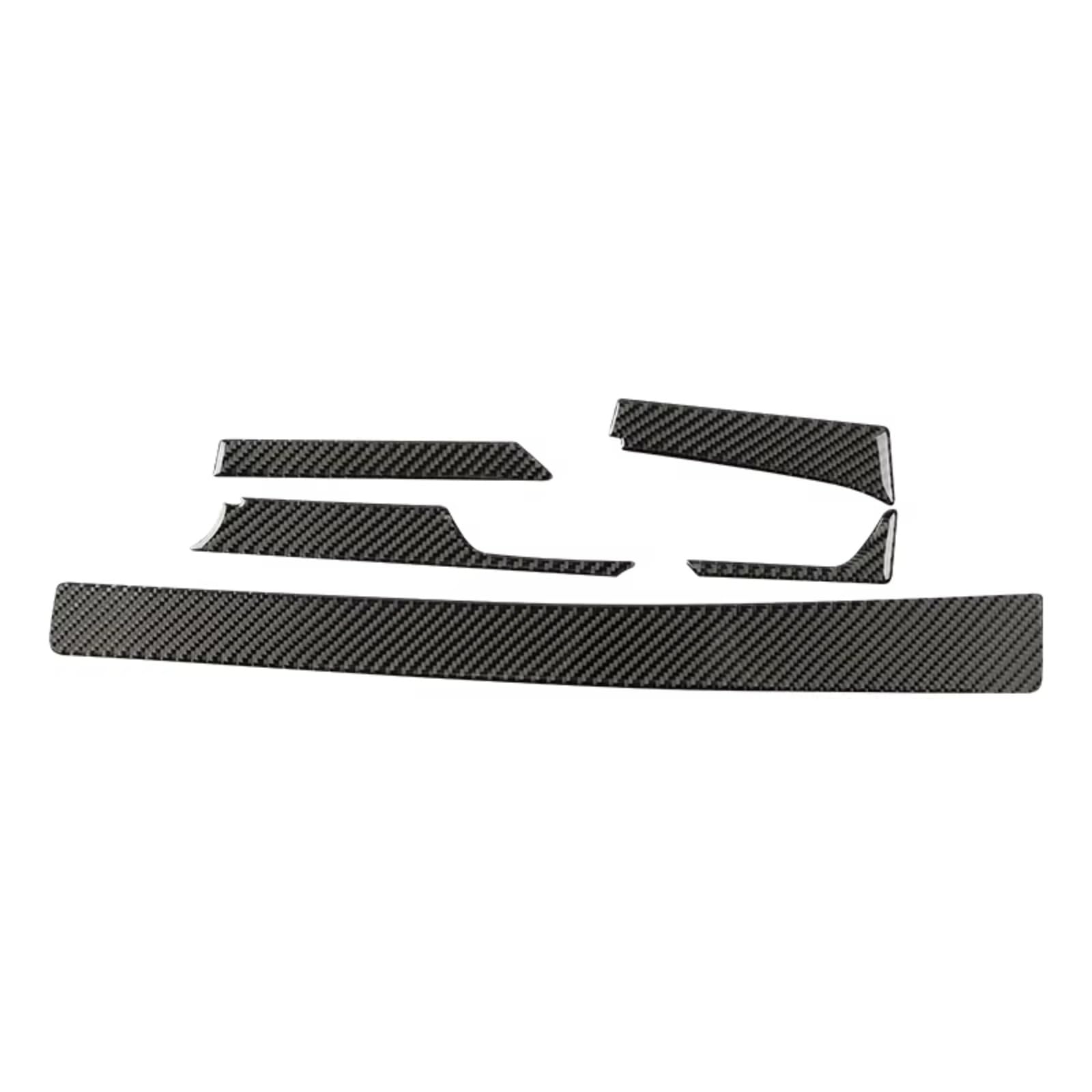 Amxaqjc Black Car Interior Moulding Trim For Chevrolet For Camaro 2017-2022 Accessories Carbon Fiber Interior Car Instrument Console Decorative Strip Sticker Trim Cover(,Rhd)