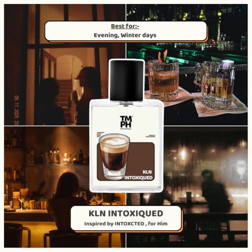 Image of TMPerfumehouse Kln Intoxiqued EDP for Men & Women | Spicy, Woody & Long Lasting Perfume Spray | Warm spicy, Coffee & Fresh Spicy | Luxury Gift for Him & Her | TMPH | 50ml