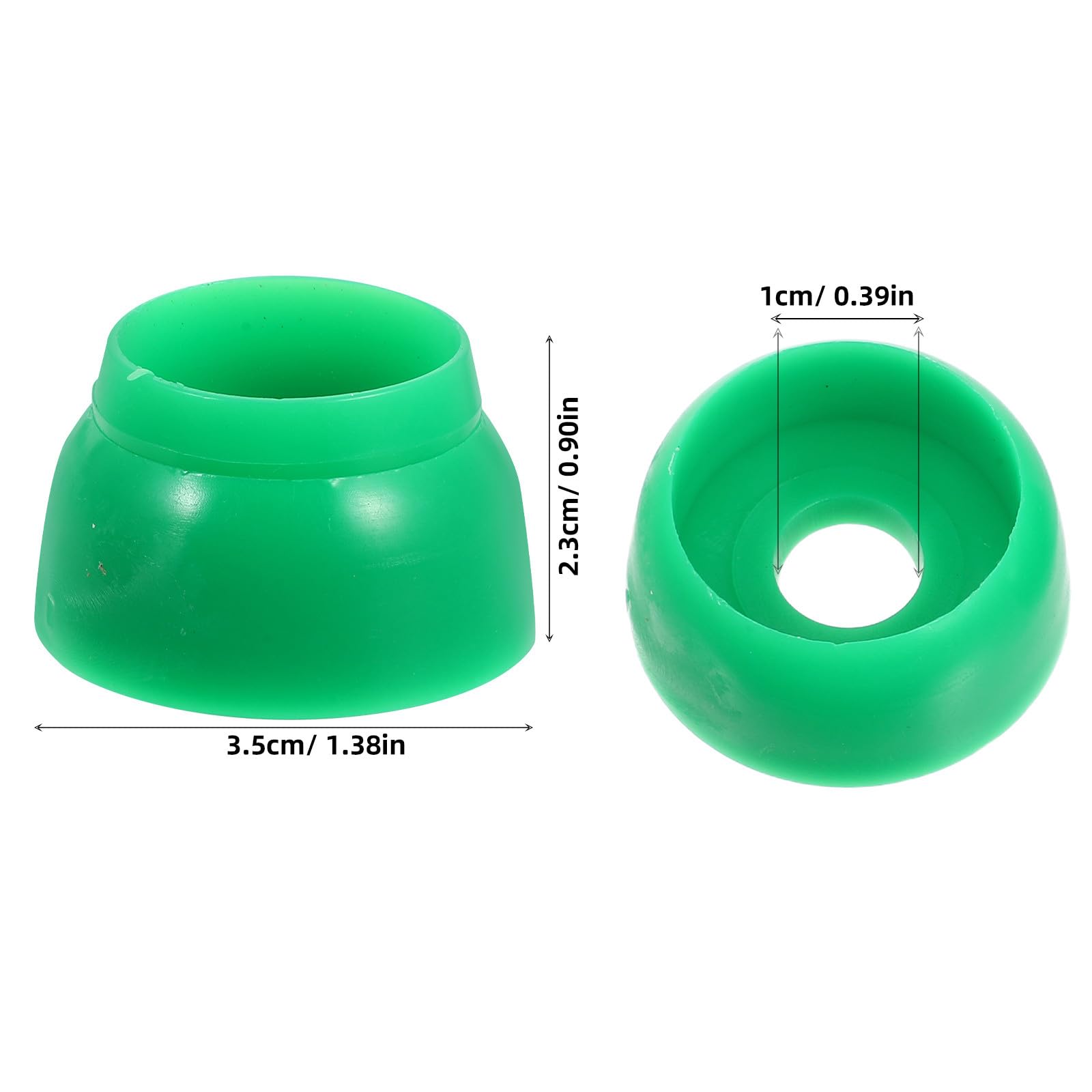 50 Tapones de Plástico M10 para Tuercas y Tornillos en Áreas de Juegos Infantiles, Protección Resistente Intemperie para Equipos de Parque y Seguridad
