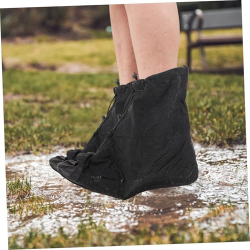 PartyKindom 1 par de cubrebotas XL impermeables antideslizantes con cremallera, ligeros y portátiles para uso al aire libre miniatura 7