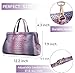 Makcr Joacbv Women Fashion Crocodile Print Handbag Shoulder Satchel Top Handle Crossbody Bag