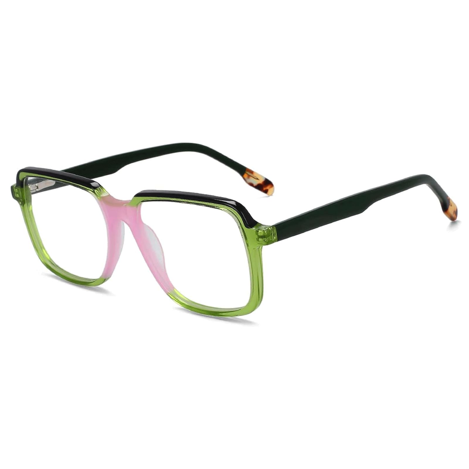 Montatura Occhiali Montature per occhiali alla moda Montature per occhiali in acetato Montature per occhiali ultraleggere anti-luce blu Montature per occhiali con cerniera a molla da uomo Moda