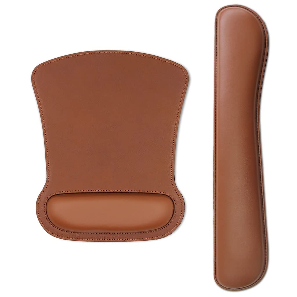Leather Pad Wrist Support Keyboard Mat Wrist Rest Office Mice Pad Gamer Mosue Pads C