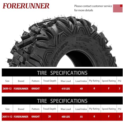 FORERUNNER 26x9-12 ATV Tires